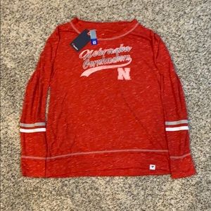 Nebraska red long sleeve